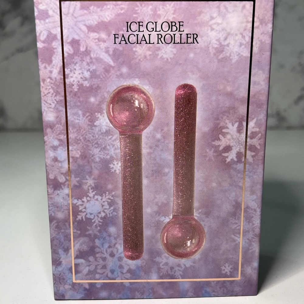 Glass Glitter Globe Facial Roller